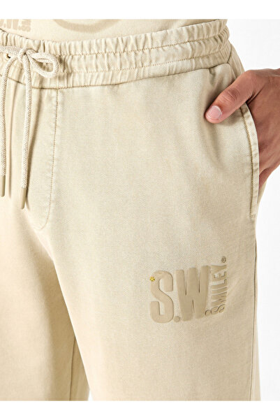 SP Characters SmileyWorld Detail Relaxed Fit Flexi Waist Pants with Drawstring Closure