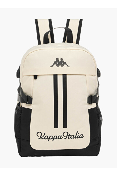 Kappa حقيبة ظهر بطباعة الشعار مع أشرطة قابلة للتعديل وسحاب للإغلاق