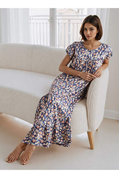 FAV فستان نوم بطبعة زهور