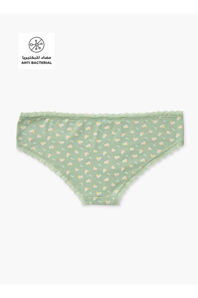 FAV All-Over Floral Print Bikini Briefs with Elasticated Waistband