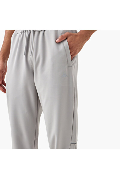 Kappa Panelled Jog Pants with Pockets and Drawstring Closure