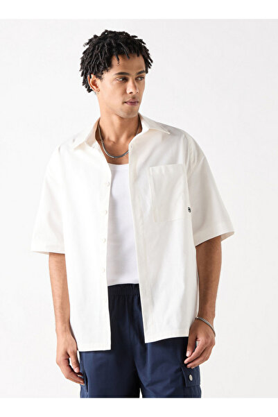 ECKO Relaxed Fit Shirt With Pocket And Short Sleeves
