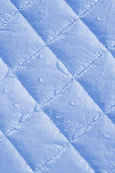 Cotonila Eko Serisi Açık Mavi Sıvı Su Geçirmez Kapitoneli Yatak Koruyucu Alez Çarşafı Yatak Alezi