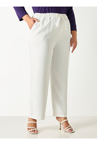 Ulla Popken Plus Size Wide Leg Pants