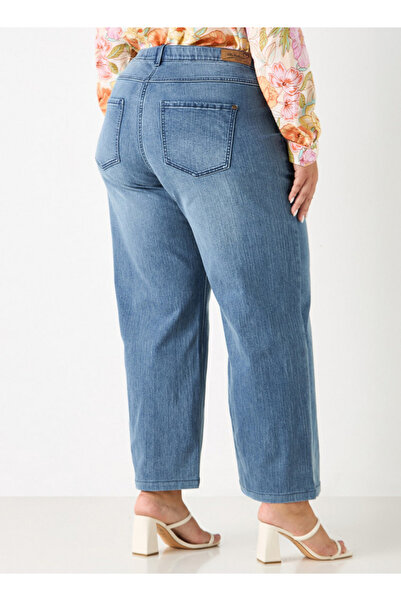 Ulla Popken Plus Size Regular Fit Jeans With Pockets