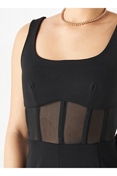 FAV Sleeveless Jumpsuit with Panel Detail