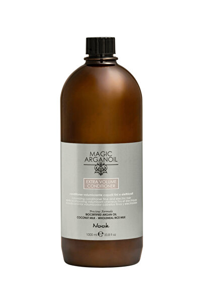 Nook Magic Arganoil İnce Telli Saçlar Pirinç Proteinli Dolgunlaştırıcı Hacimlendirici Saç Kremi 1000ml