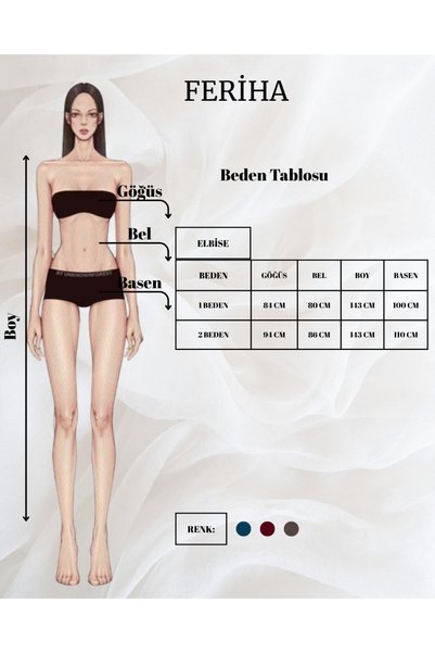 demet's collection Feri̇ha Knitted Fabric Zippered Belted Long Dress