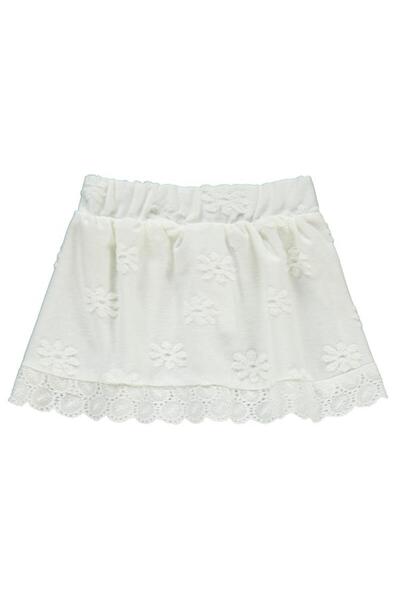 Civil Baby Rainbow Embossed 6-18 Months Skirt - Ecru 6-9 Months