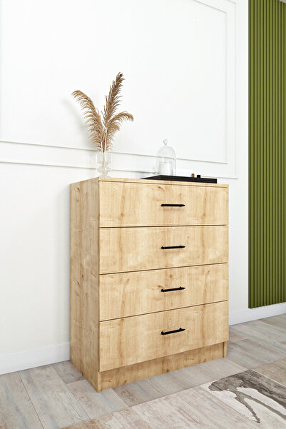 Ases Mobilya Esl0225 Şifonyer 4 Çekmeceli Yatak Odası Bebek Odası Çocuk Odası...