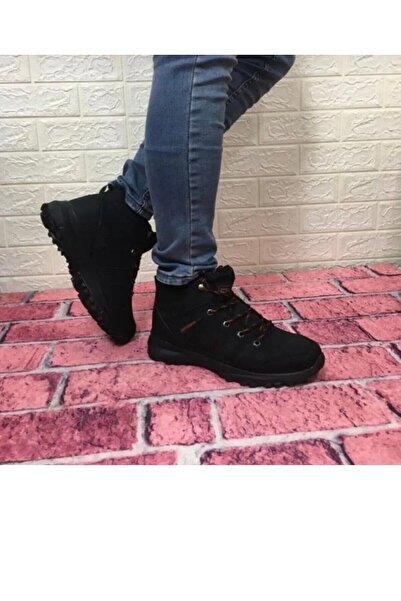 Budaks Men's Boots with Fur Inside, Water and Snow Resistant, Winter Zippered Outdoor Trekking Boots