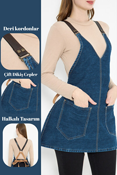 Monki Haus Kafe Barista Seramik Pasta Aşçı Garson Çiçekçi Restoran Cafe Apron...