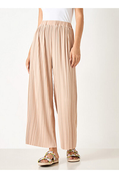 Smart Plisse Pants with Elasticated Waistband