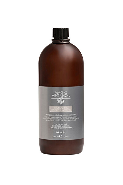 Nook Magic Arganoil Yıpranmış Saçlar İçin Havyar ve Peptit Destekli Onarıcı Şampuan 1000ml