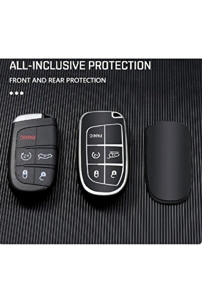 VTH Black key cover for Jeep, Dodge, Chrysler and Fiat models