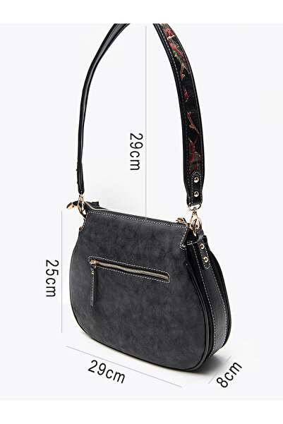 Karaca Nubuck Long Strap Shoulder Bag