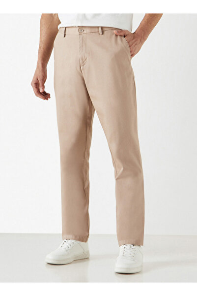 Smart Textured Regular Fit Trousers with Pockets