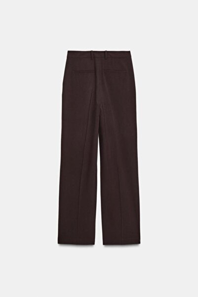 Açelya Okcu Premium Vento Mid Waist Wide Leg Woven Trousers