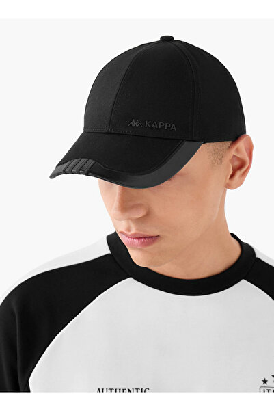 Kappa Logo Accent Cap with Buckled Strap Closure