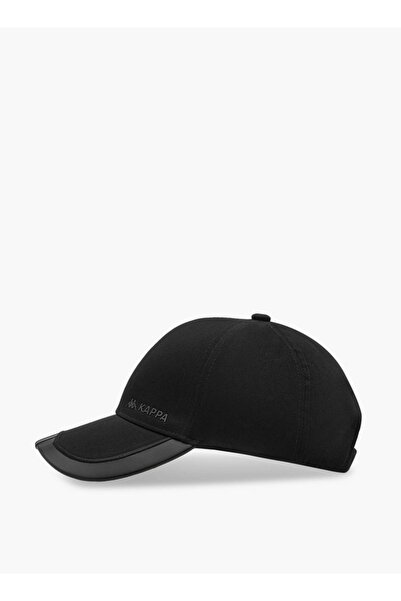 Kappa Logo Accent Cap with Buckled Strap Closure