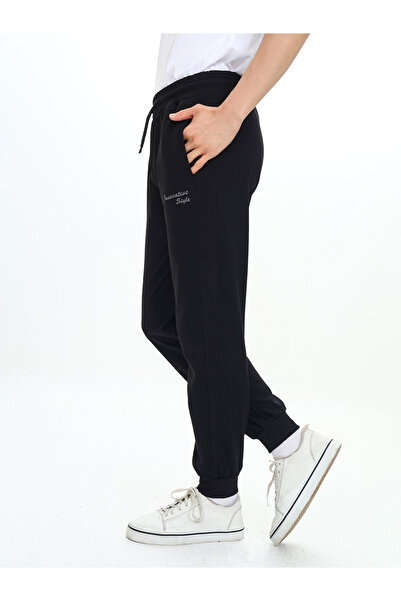 Denokids Boy's Black Sweatpants