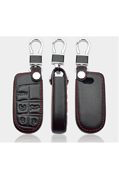 VTH Faux leather key case - Jeep Patriot Compass Wrangler Cherokee Liberty Renegade - MODEL 2