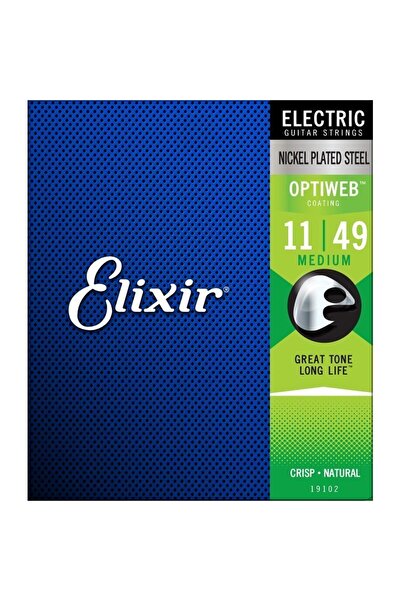 Elixir 19102 Optiweb Elektro Gitar Teli 011-049