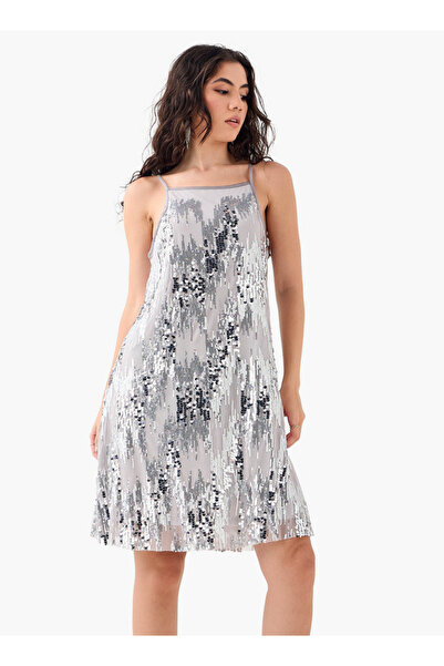 2Xtremz فستان مزين بالترتر