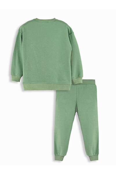 Denokids Ζώα Αγόρι Παιδική Χακί Φόρμα