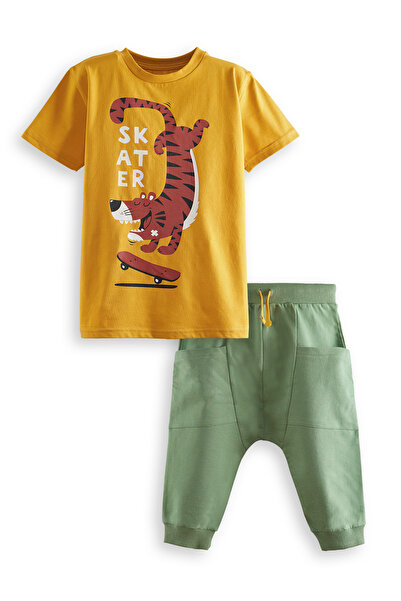 Denokids Skater Boy T-Shirt Capri Shorts Set