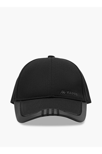 Kappa Logo Accent Cap with Buckled Strap Closure