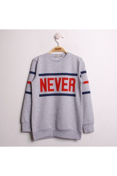 Toontoy Світшот з принтом Never для дівчинки