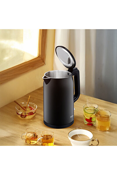 Arshia Electric Kettle - 1.7 Liters in Elegant Black