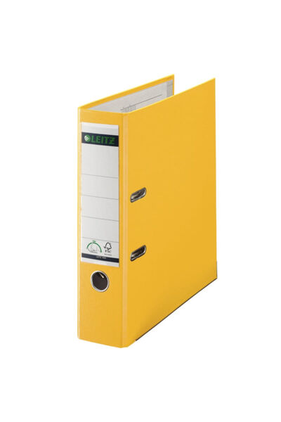 Leitz Bookshelf 180° PP A4 80 mm yellow