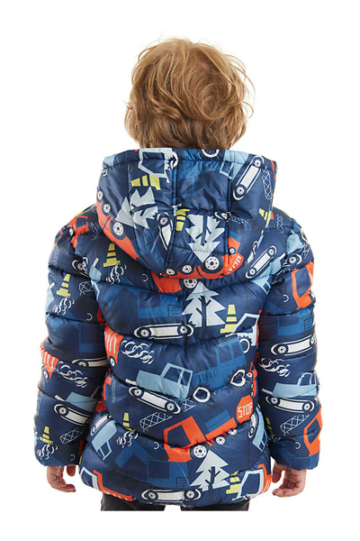 Denokids Chlapecký vodoodpudivý kabát s kapucí Cars