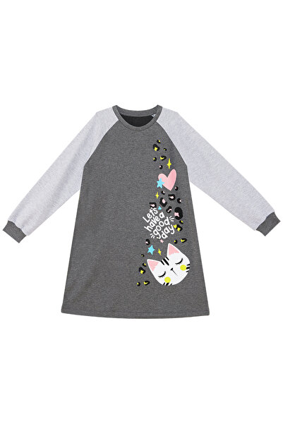 MSHB&G Dívčí šaty se vzorem divoké kočky