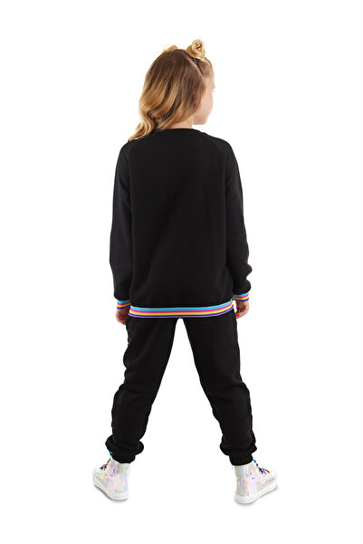 MSHB&G Rock Unicorn Patterned Girl's Tracksuit Set