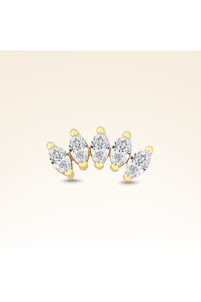 Pare Pırlanta 0,27 Karat Pırlanta Tragus Piercing