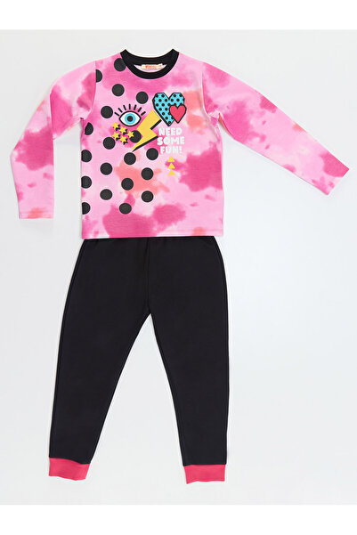 MSHB&G Retro Batik Girl's T-Shirt Trousers Set