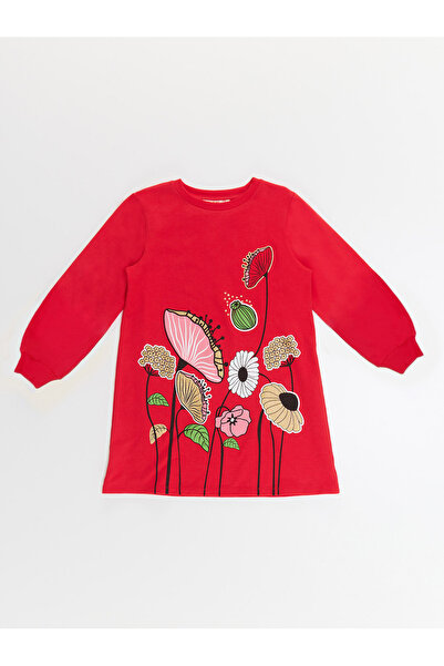 MSHB&G Floral Girl's Red Dress