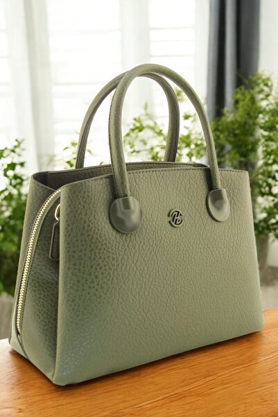 QUB CLUB Women's Khaki Classic Shoulder and Hand Bag