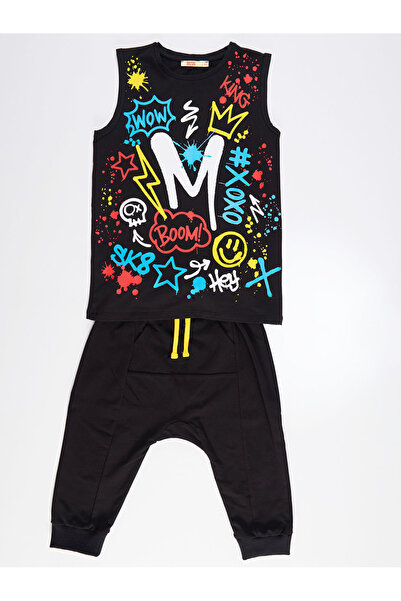 MSHB&G Set de pantaloni scurți capri tricou Splash Boy