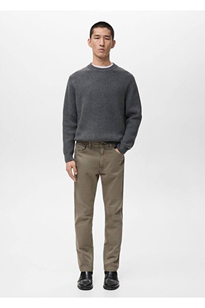 MANGO Man Ben cropped tapered fit jean pantolon