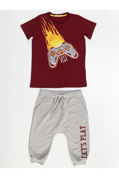 MSHB&G Play Game Boy's T-shirt Capri Shorts Set