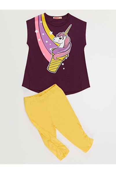 MSHB&G Unicone Girl's T-shirt Tights Set