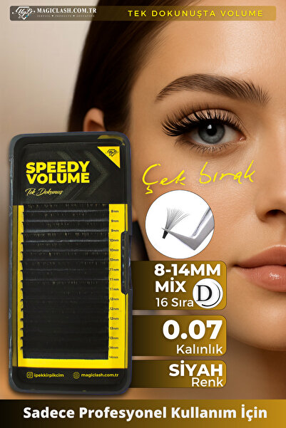 Genel Markalar Speedy Volume Auto-Fan Kolay Volüm Easy Fan Çek Bırak İpek Kir...