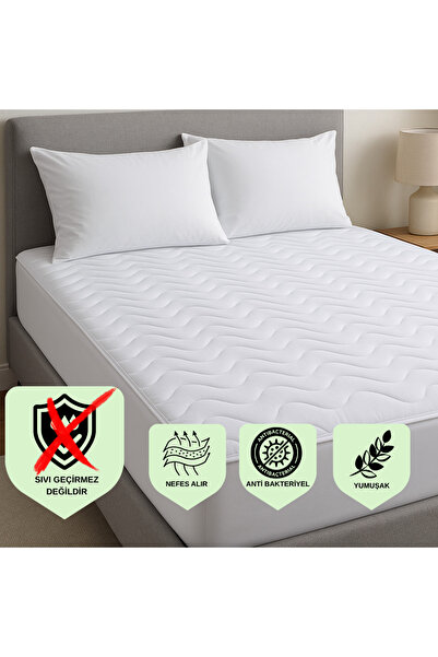 DeLavinDa Kapitone Fitted Telalı Yatak Koruyucu Çarşaf Alez