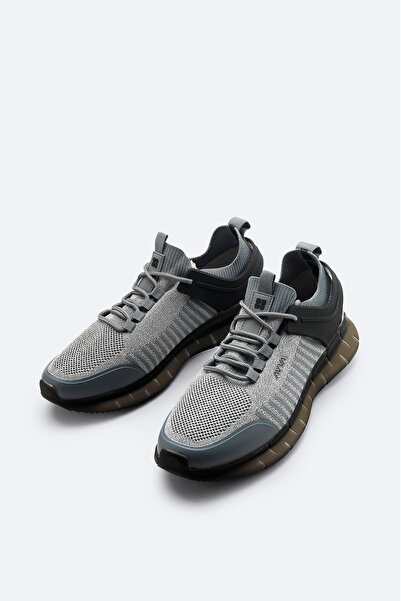 Avva Šedé pánské tenisky s flexibilní podrážkou - A32y8002