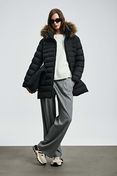 Lufian 122120049 Elite Goose down Women's Coat Black