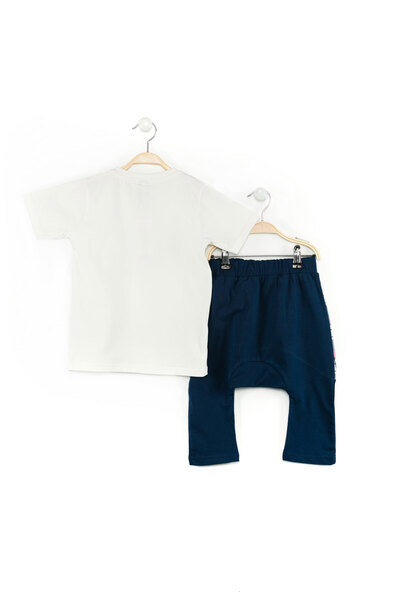 Denokids Set pantaloni scurți din tricou pentru băieți din carouri